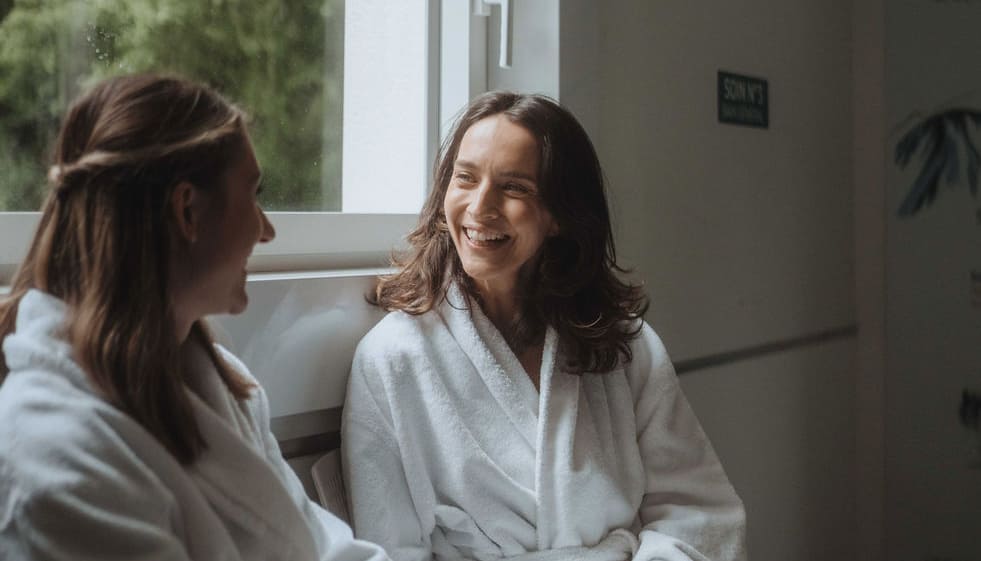 Femmes en cure post-cancer qui rient