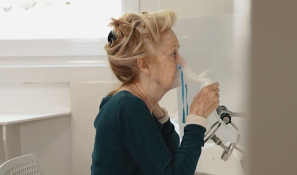 curiste voies respiratoires en soin aerosol